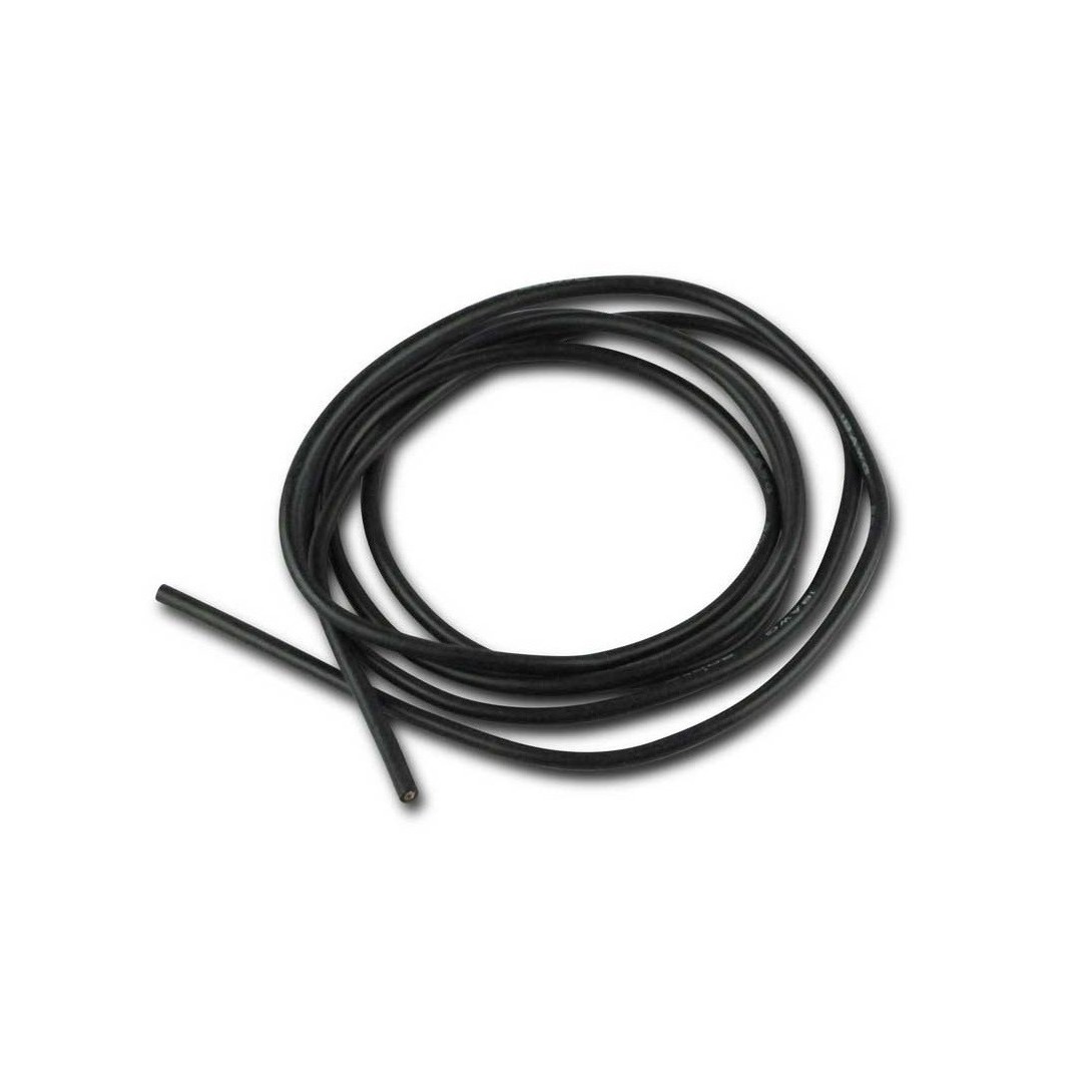 Kabel 18 AWG (20cm) červený nebo černý kabel na připojení napájení FPV drona Barva: Černá