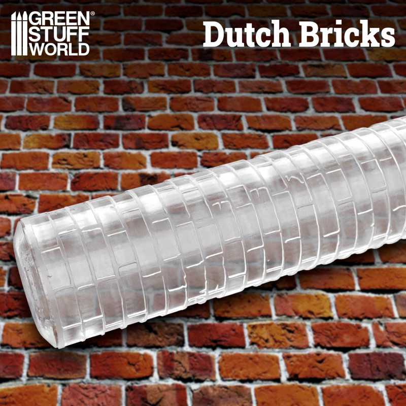 Green Stuff World Rolling Pin Dutch Bricks (Green Stuff World)