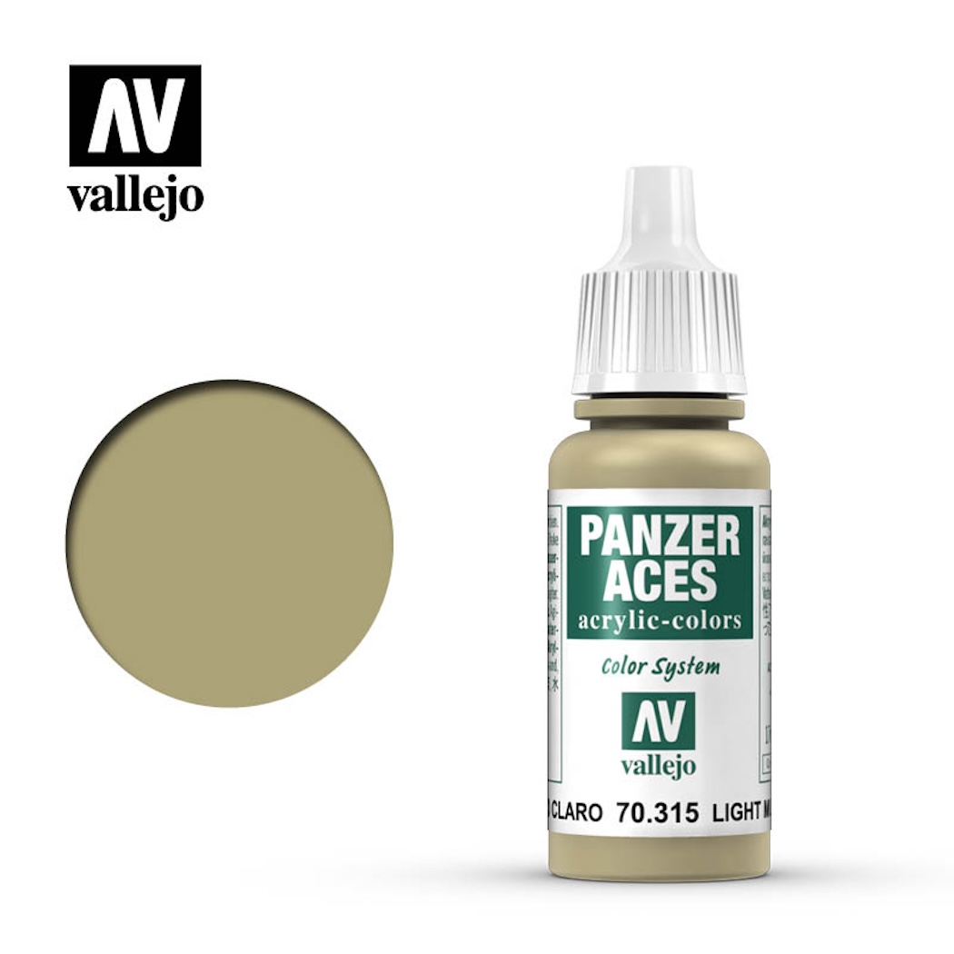 Vallejo Panzer Aces 70315 Light Mud (17ml)