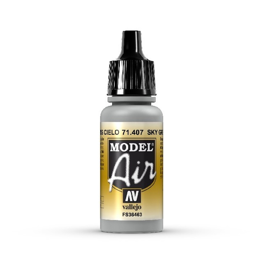 Vallejo Model Air 71407 Sky Grey 17ml - airbrush barva na modely