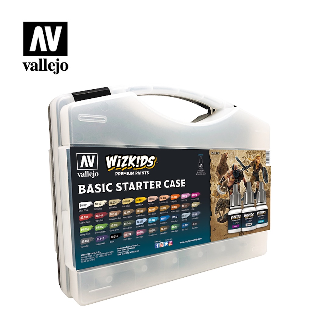 Wizkids Premium Paints - Basic Starter Case 80260 (Vallejo)