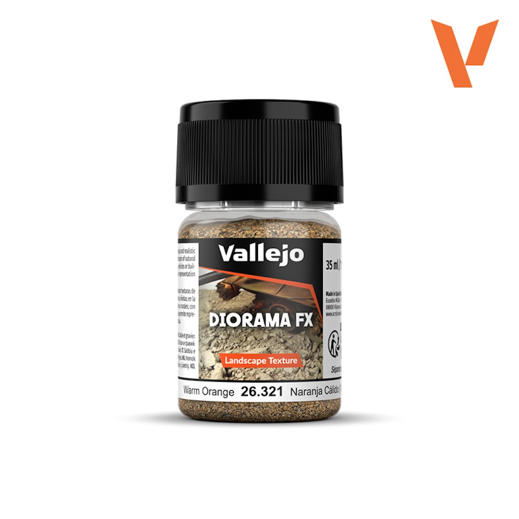 Vallejo Diorama Effects 26321 Warm Orange (1-2mm)