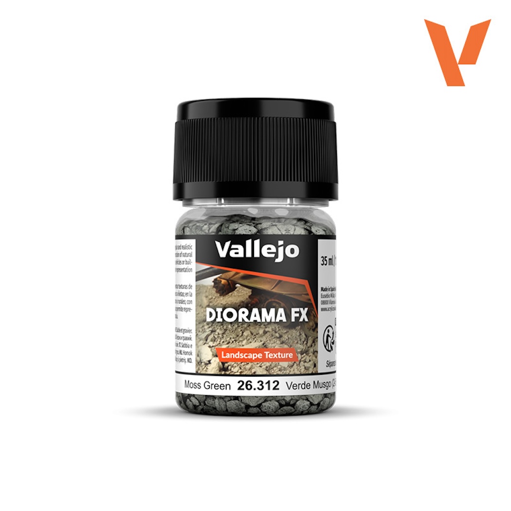 Vallejo Diorama Effects 26312 Moss Green (2-5mm)