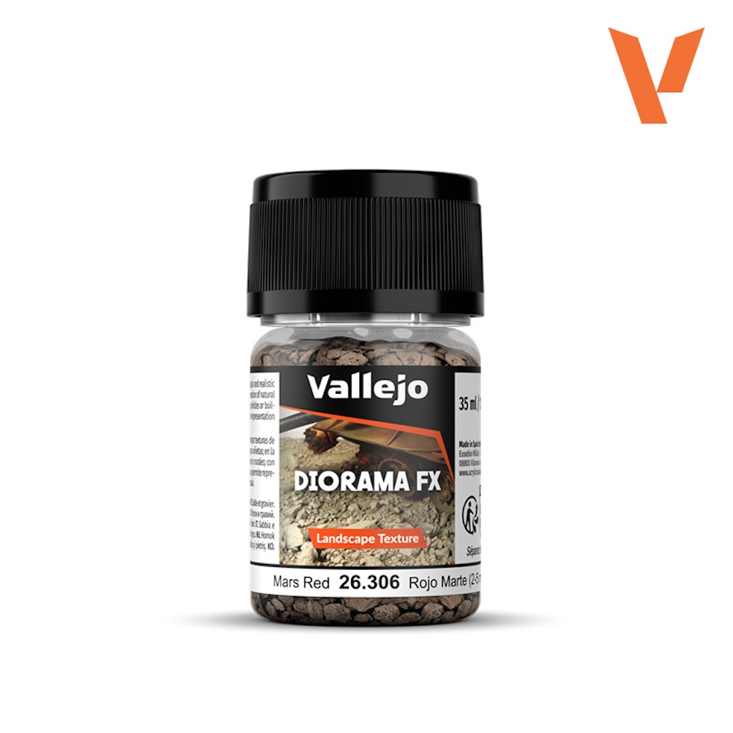 Vallejo Diorama Effects 26306 Mars Red (2-5mm)