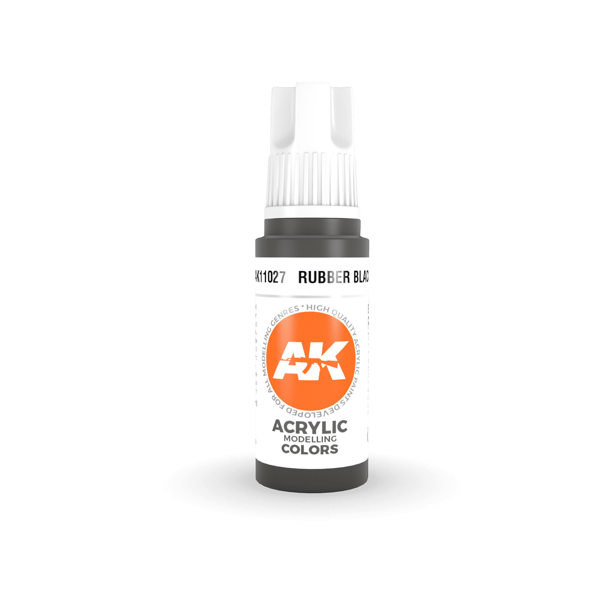 AK Interactive AK11027 Rubber Black (17ml)