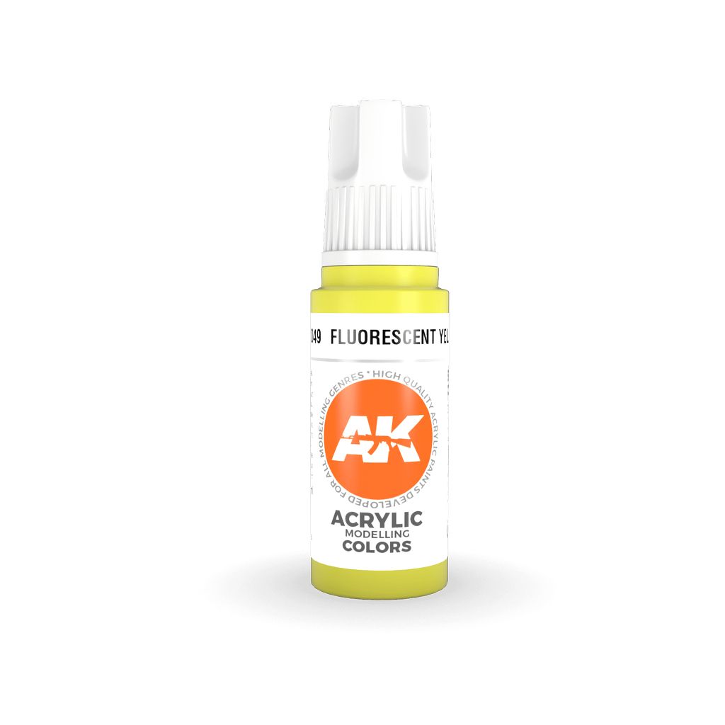 AK Interactive AK11049 Fluorescent Yellow (17ml)