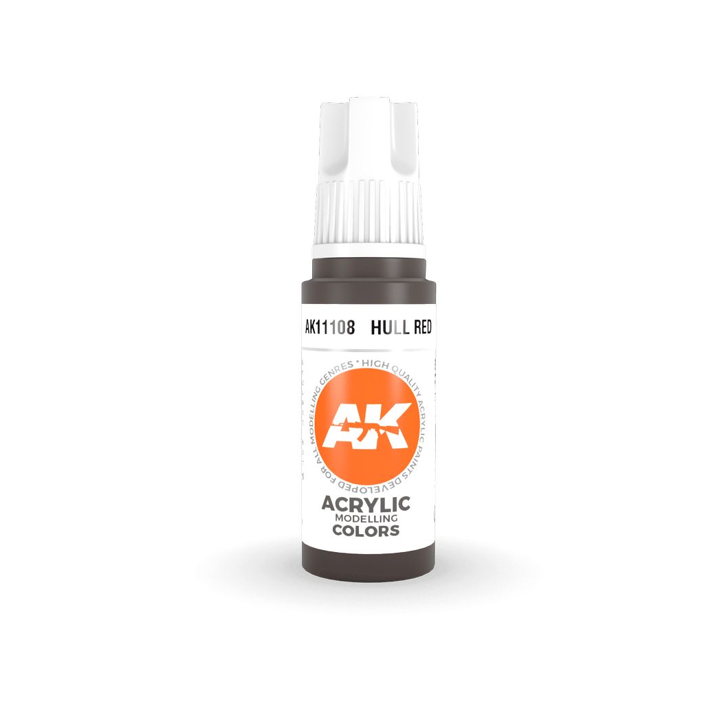 AK Interactive AK11108 Hull Red (17ml)