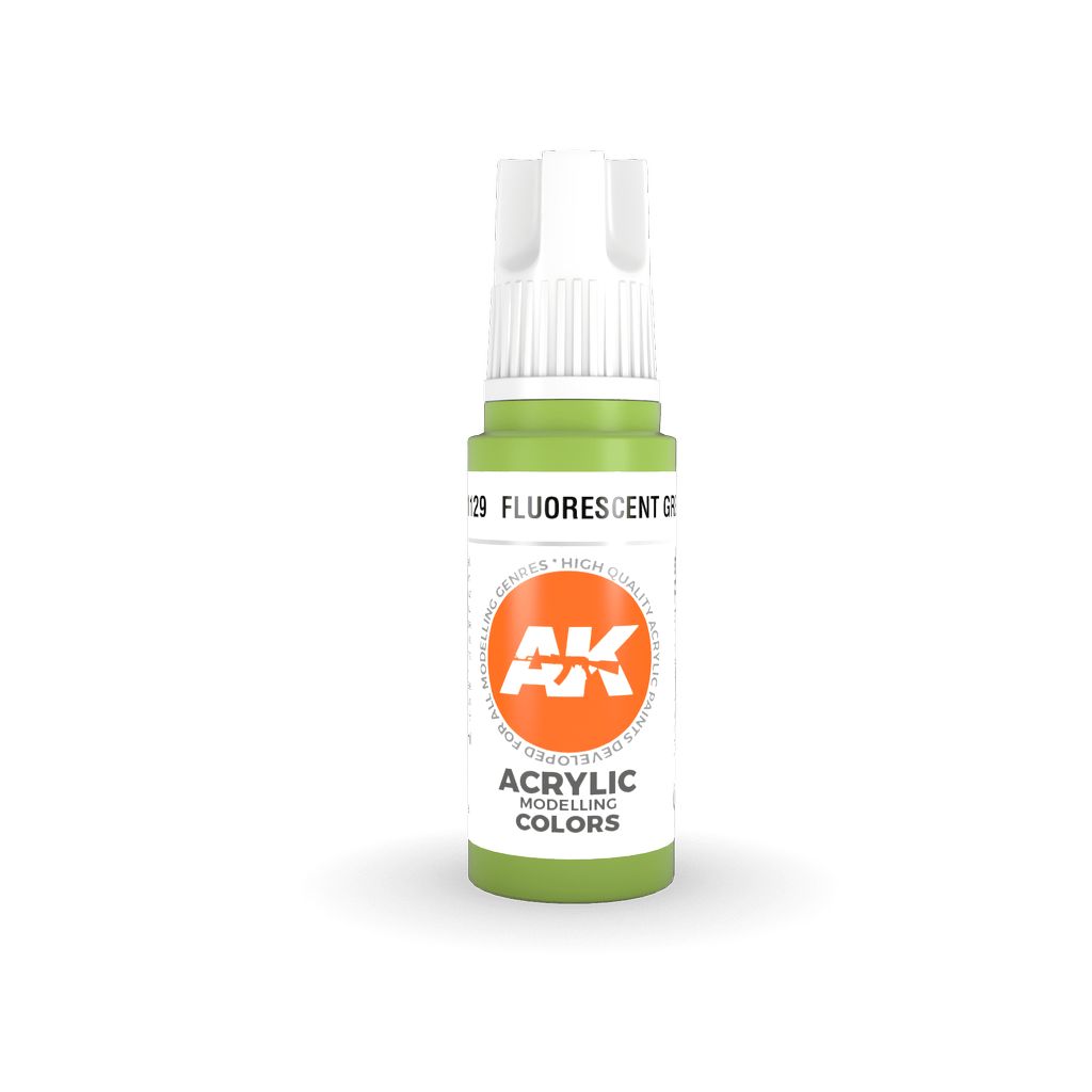 AK Interactive AK11129 Fluorescent Green (17ml)