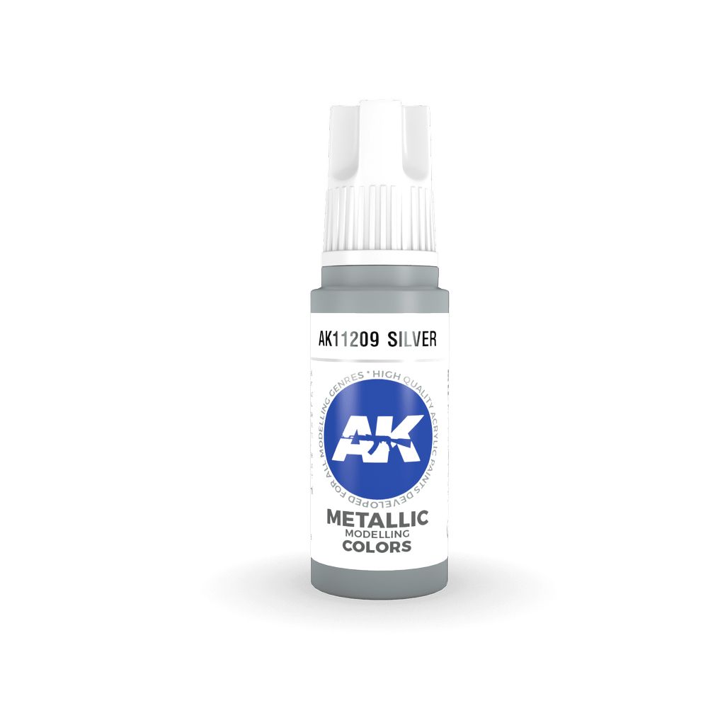 AK Interactive AK11209 Silver (17ml)