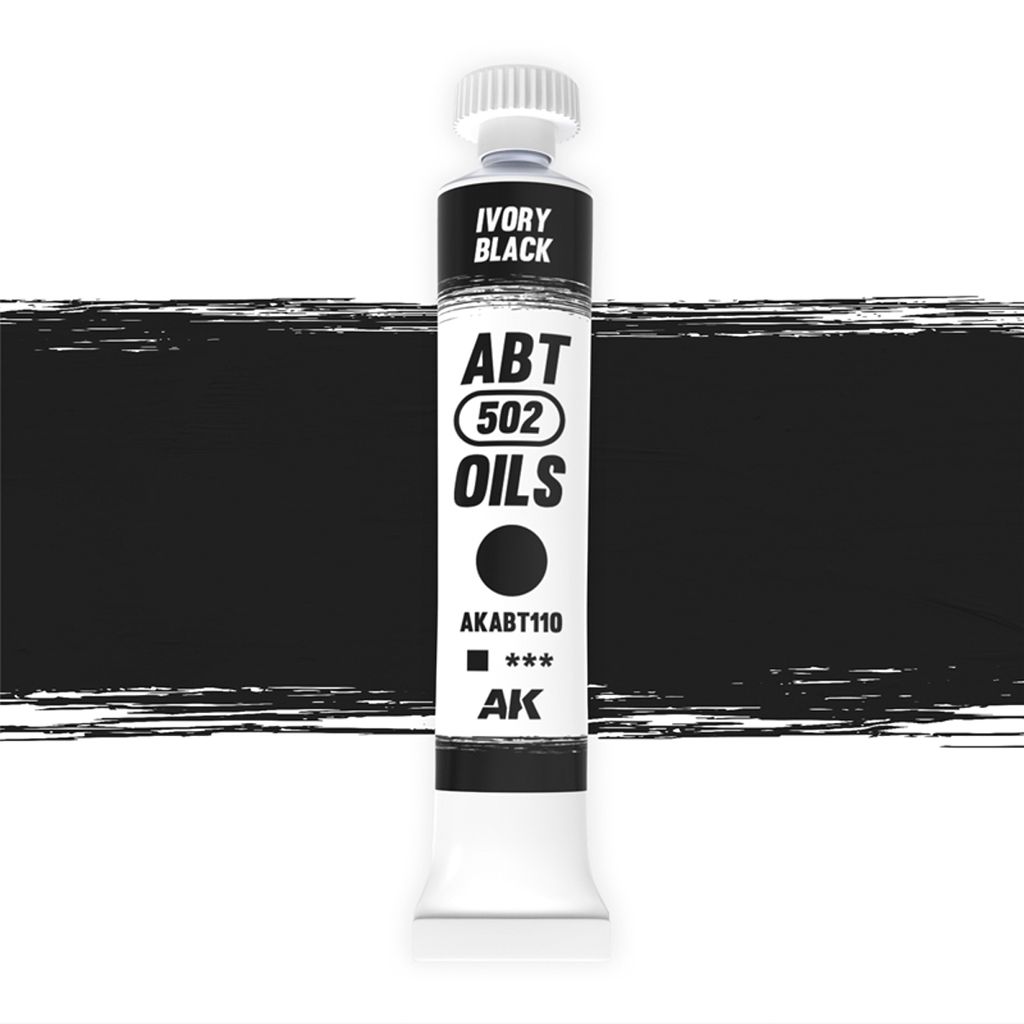 AK Interactive AKABT110 Ivory Black (17ml)