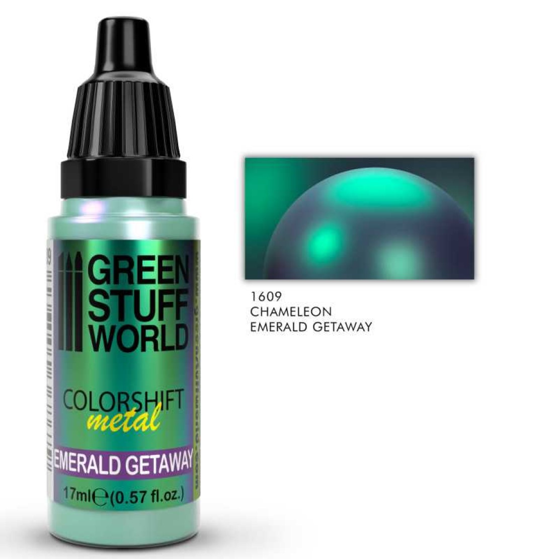 Green Stuff World Chameleon Paint EMERALD GETAWAY 17ml (Green Stuff World)