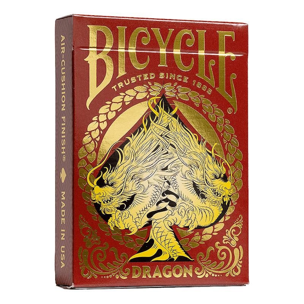 Bicycle Red Dragon Premium - hrací karty