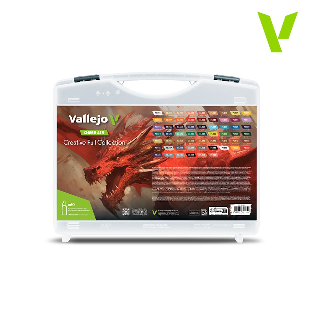 Vallejo Set 60 barev - Game Air Creative Full Collection Case 72185 (Vallejo)
