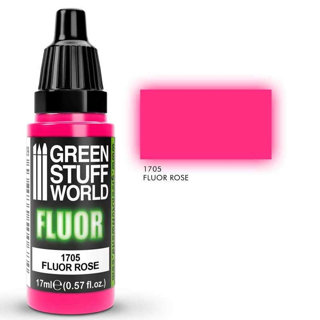 Green Stuff World Paint Pot - FLUOR ROSE 17ml (Green Stuff World)
