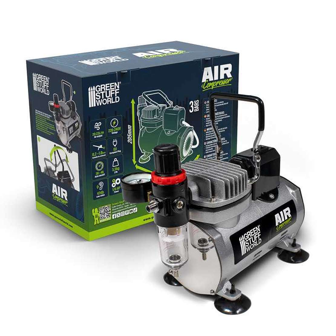 Green Stuff World Small Airbrush Compressor (Green Stuff World)