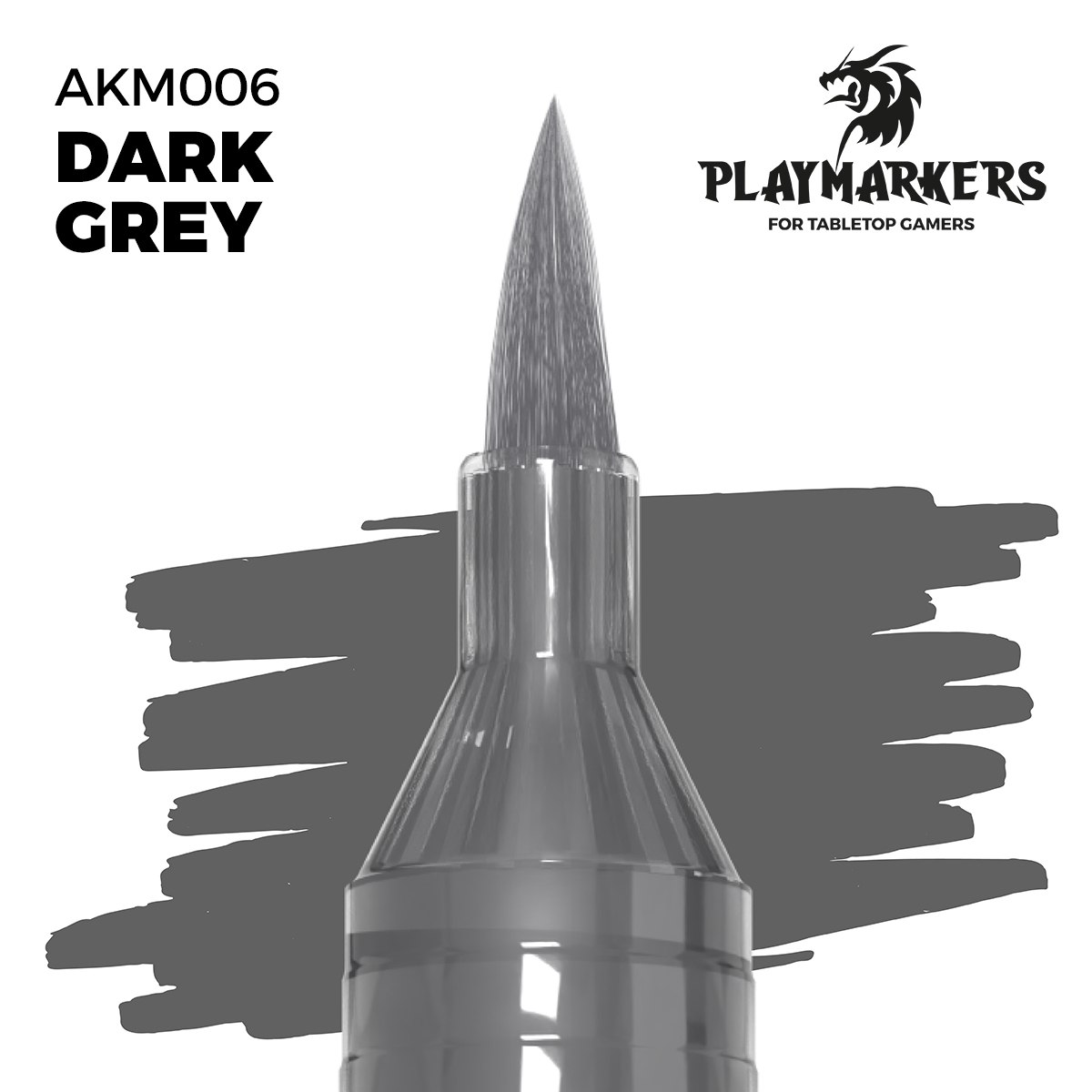 AK Interactive AKM006 Playmarker Dark Grey - modelářský fix (AK Interactive)