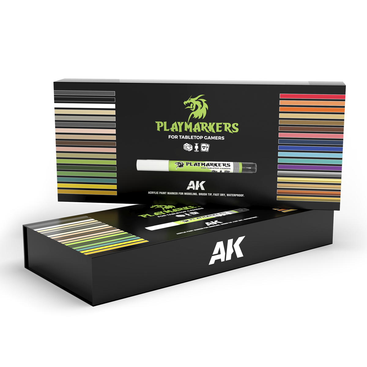 AK Interactive AKM150 SPECIAL BOX PLAYMARKERS - Sada 34 fixek (AK Interactive)
