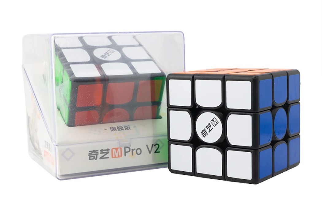 QY M Pro V2 3x3 QiYi - magnetická rubikova kostka Varianta: Flagship Černá