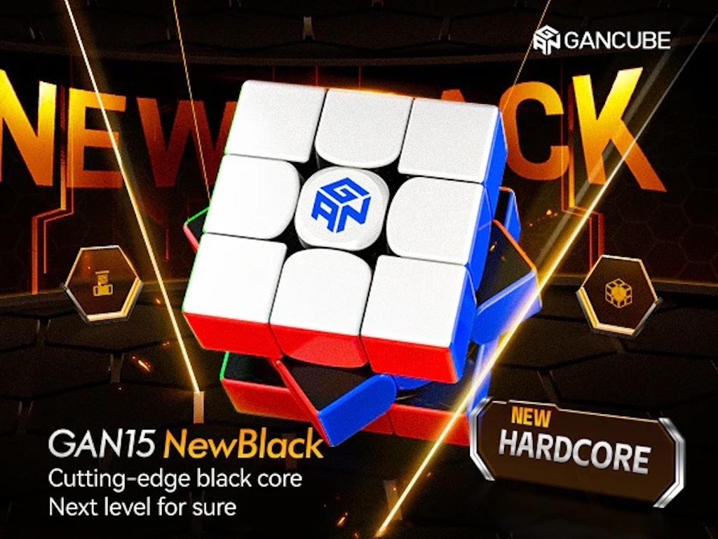 GAN 15 MagLev UV Black edition - speedcube kostka