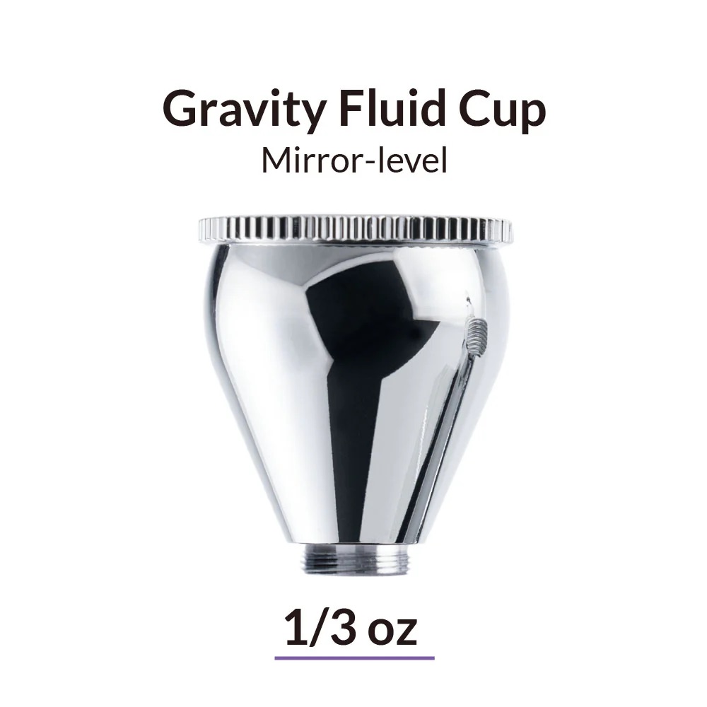 Gaahleri Airbrush Ultra Mirror Level Cup 1/3 OZ (Gaahleri)
