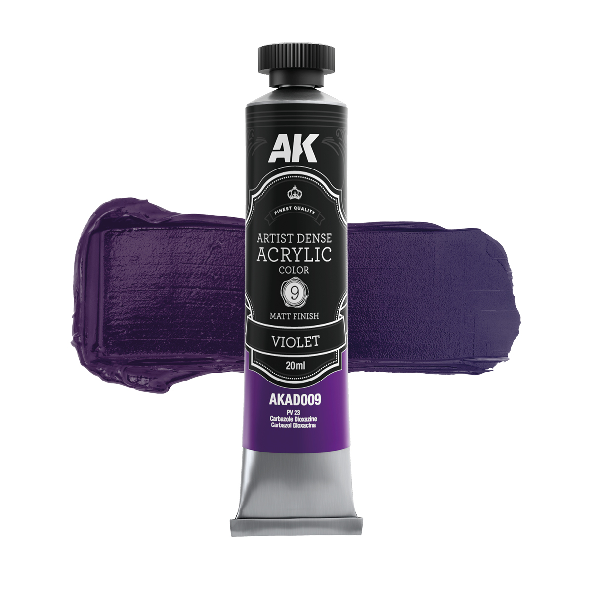 AK Interactive AKAD009 VIOLET – ARTISTIC DENSE ACRYLIC COLOR (AK)