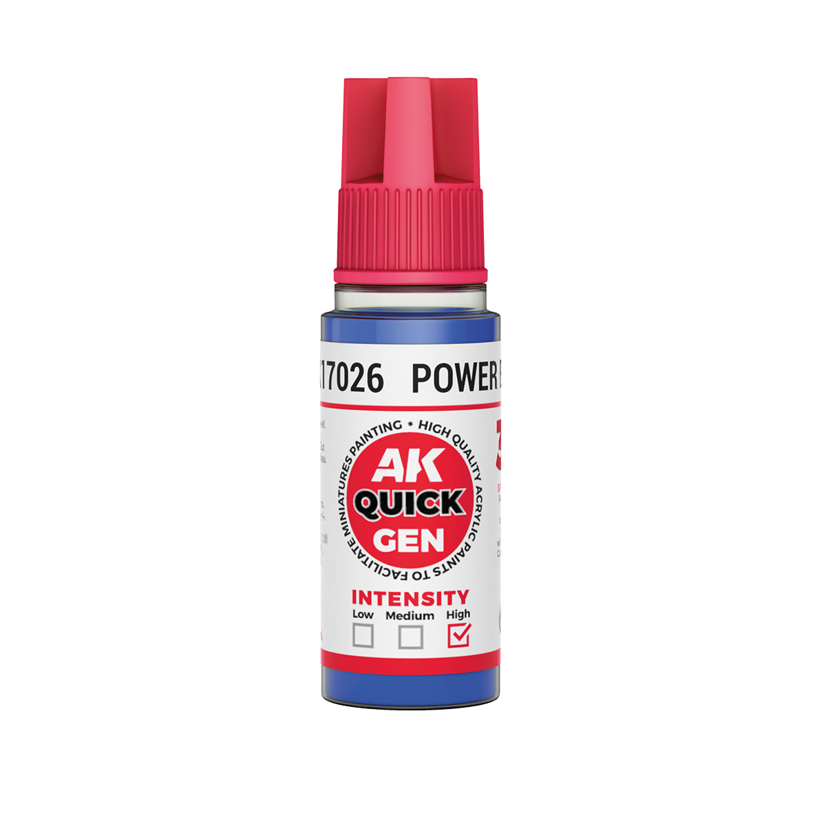 AK Interactive AK AK17026 POWER BLUE 18 ml - QUICK GEN
