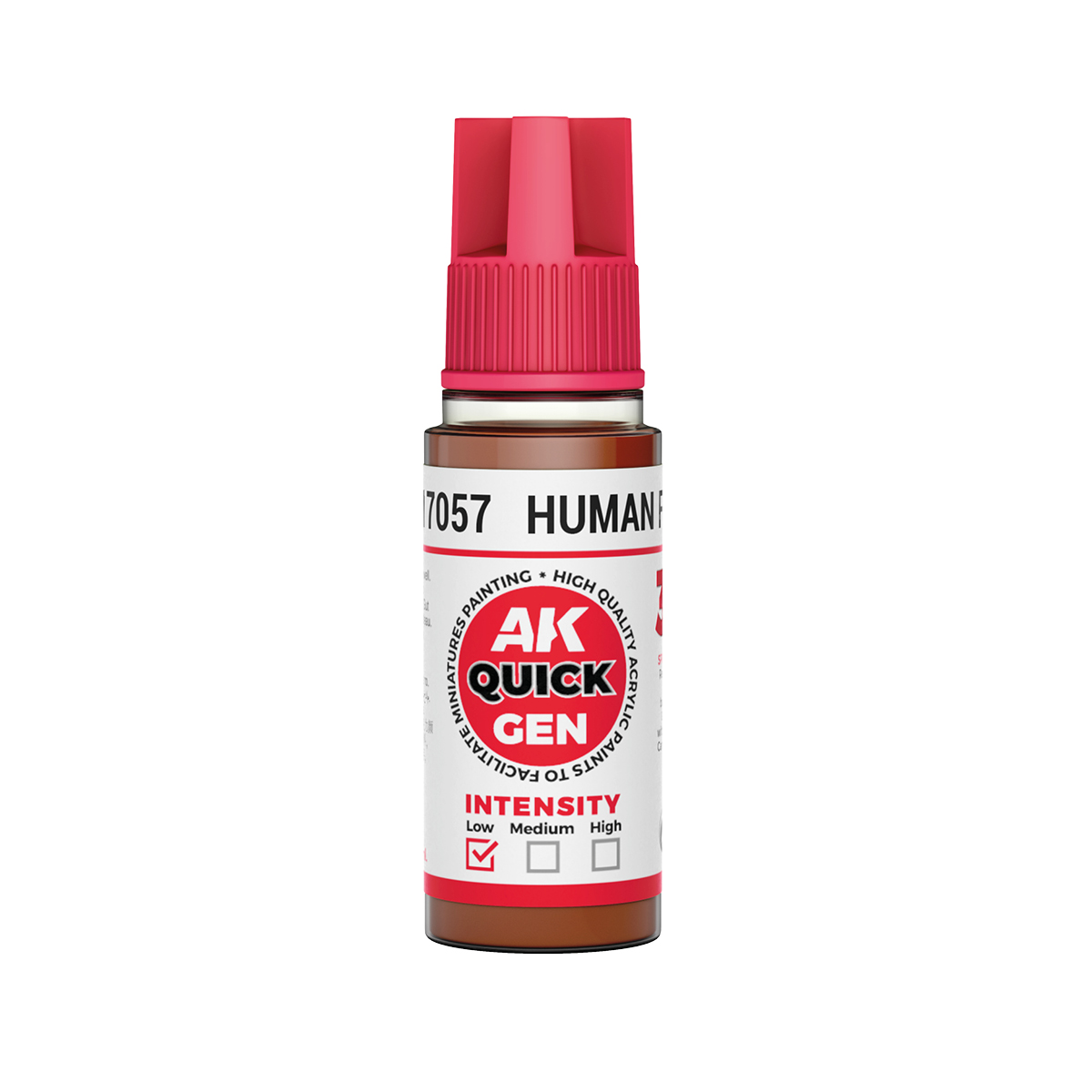 AK Interactive AK AK17057 HUMAN FLESH 18 ml - QUICK GEN