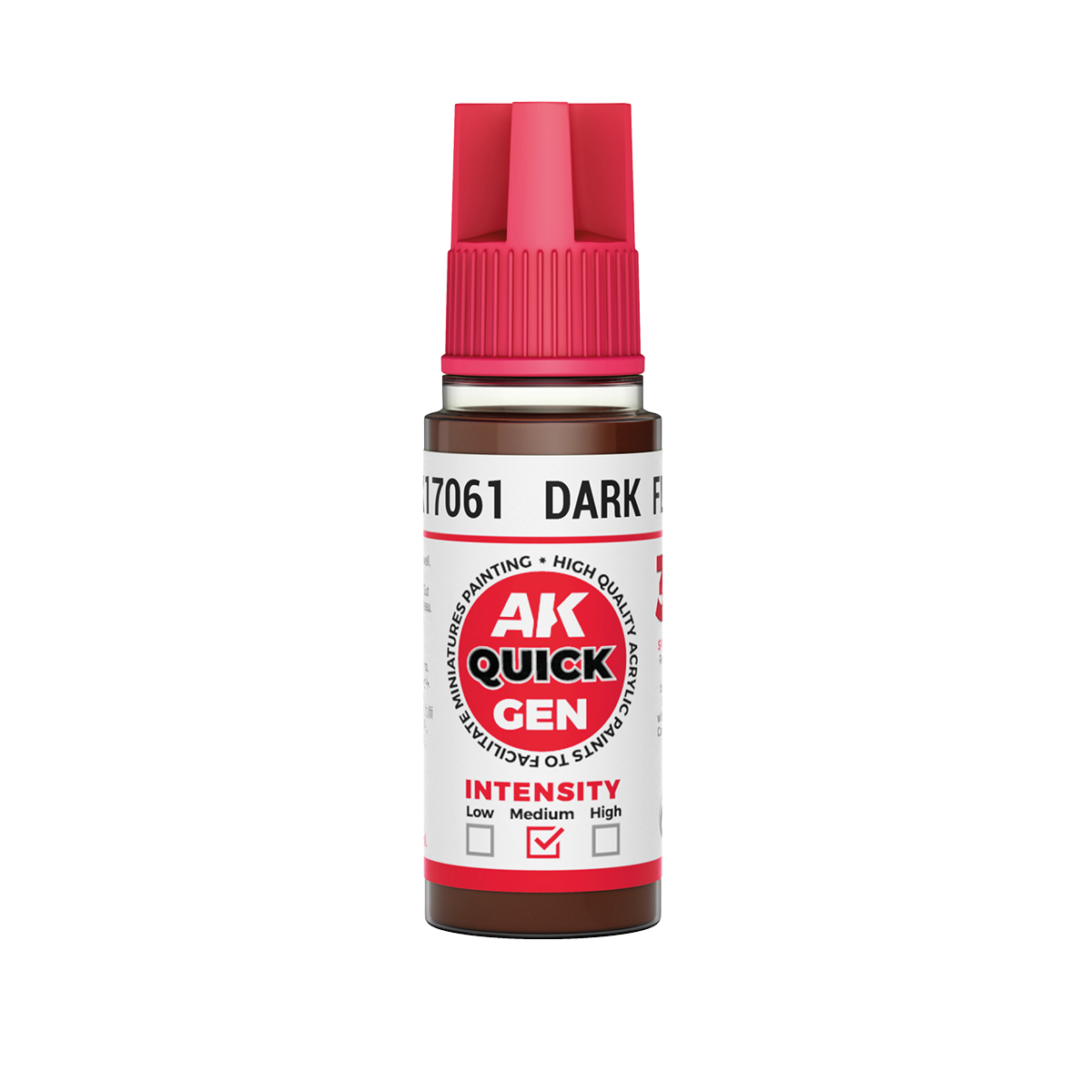 AK Interactive AK AK17061 DARK FLESH 18 ml - QUICK GEN