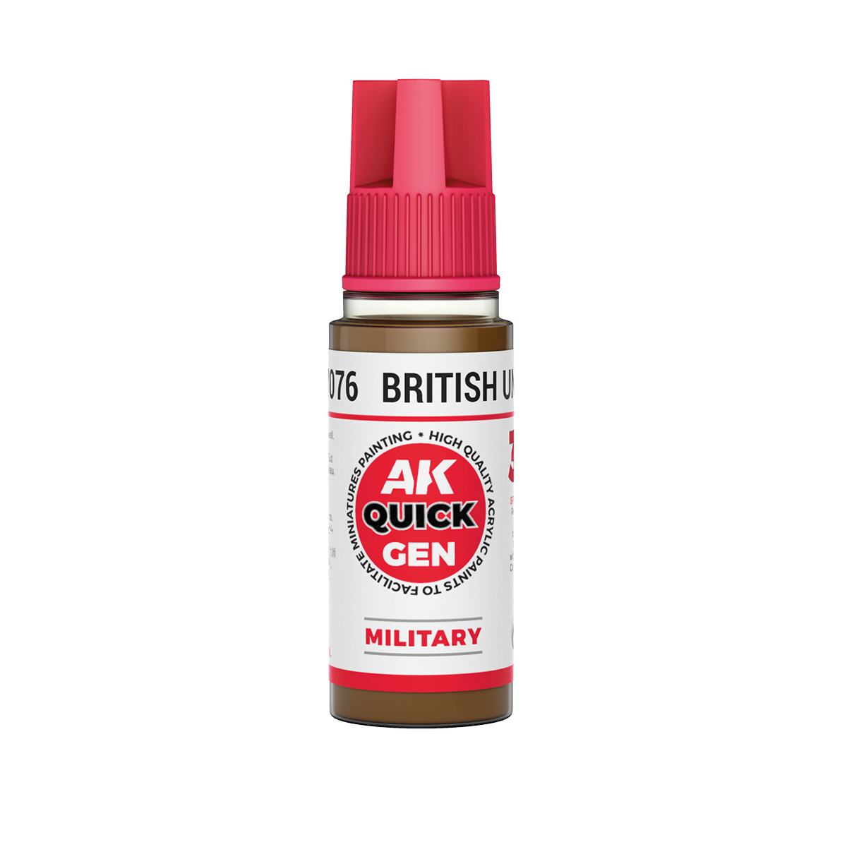 AK Interactive AK AK17076 BRITISH UNIFORM 18 ml - QUICK GEN