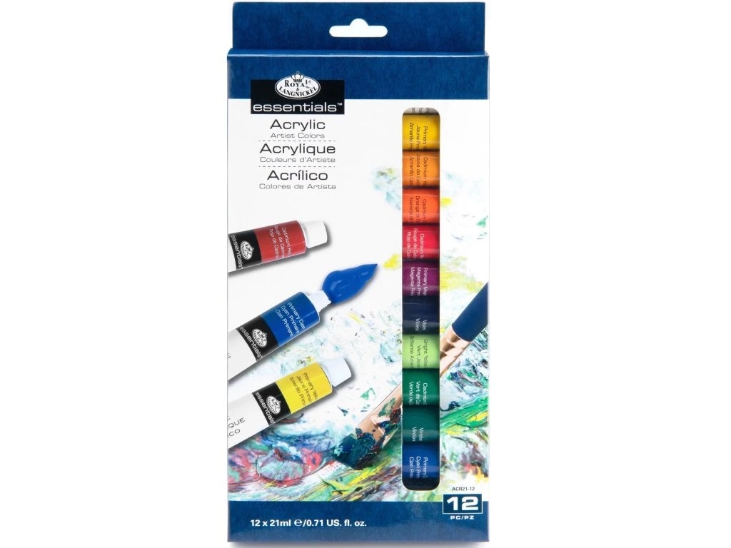 Royal Brush Akrylové barvy 12 x 21ml (ROYAL and LANGNICKEL)