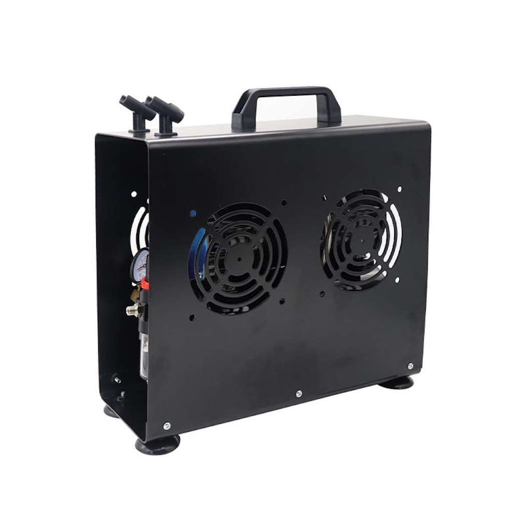Royalmax Kompresor TC-90TS Twin Cylinder Airbrush Compressor
