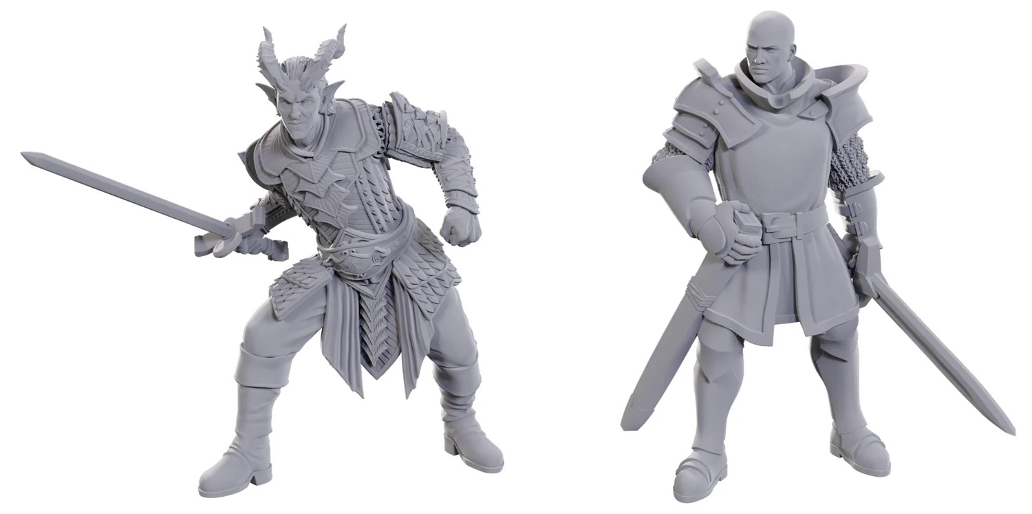 D&D Nolzur's Marvelous Miniatures Baldur's Gate 3 - Ulder Ravengard & Zevlor