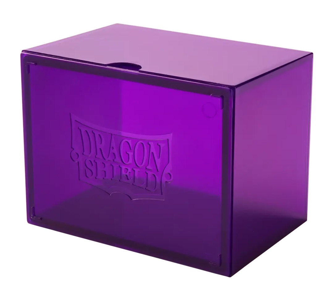 Arcane Tinmen Dragon Shield Strongbox Box - Purple