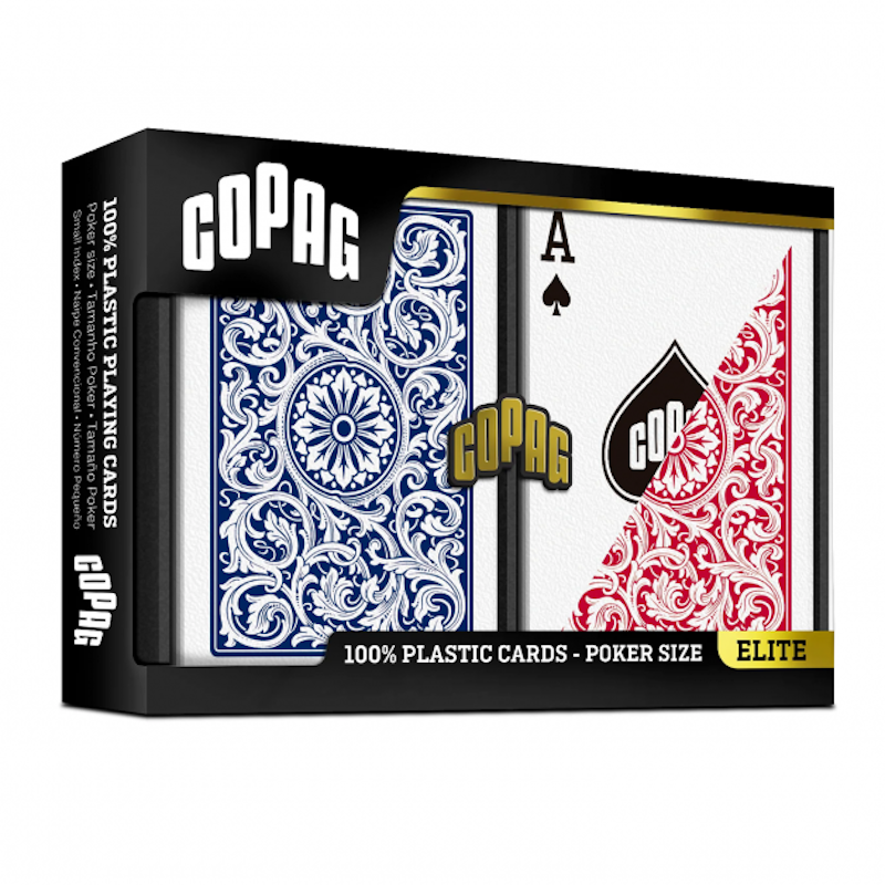 COPAG (Belgie) Copag Elite DOUBLE DECK Regular Index (red/blue)