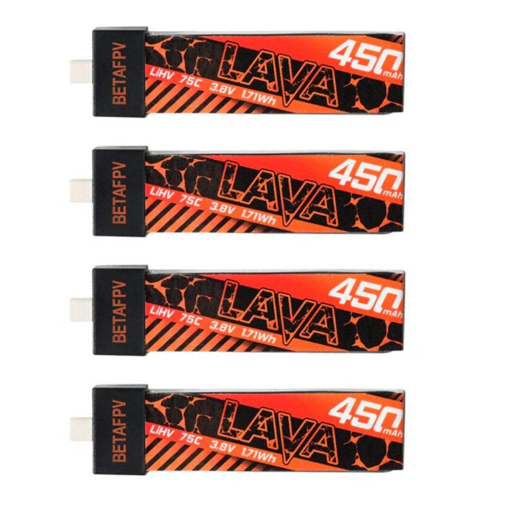 LAVA Battery 1S 450mAh (BETAFPV) - 75C 4ks