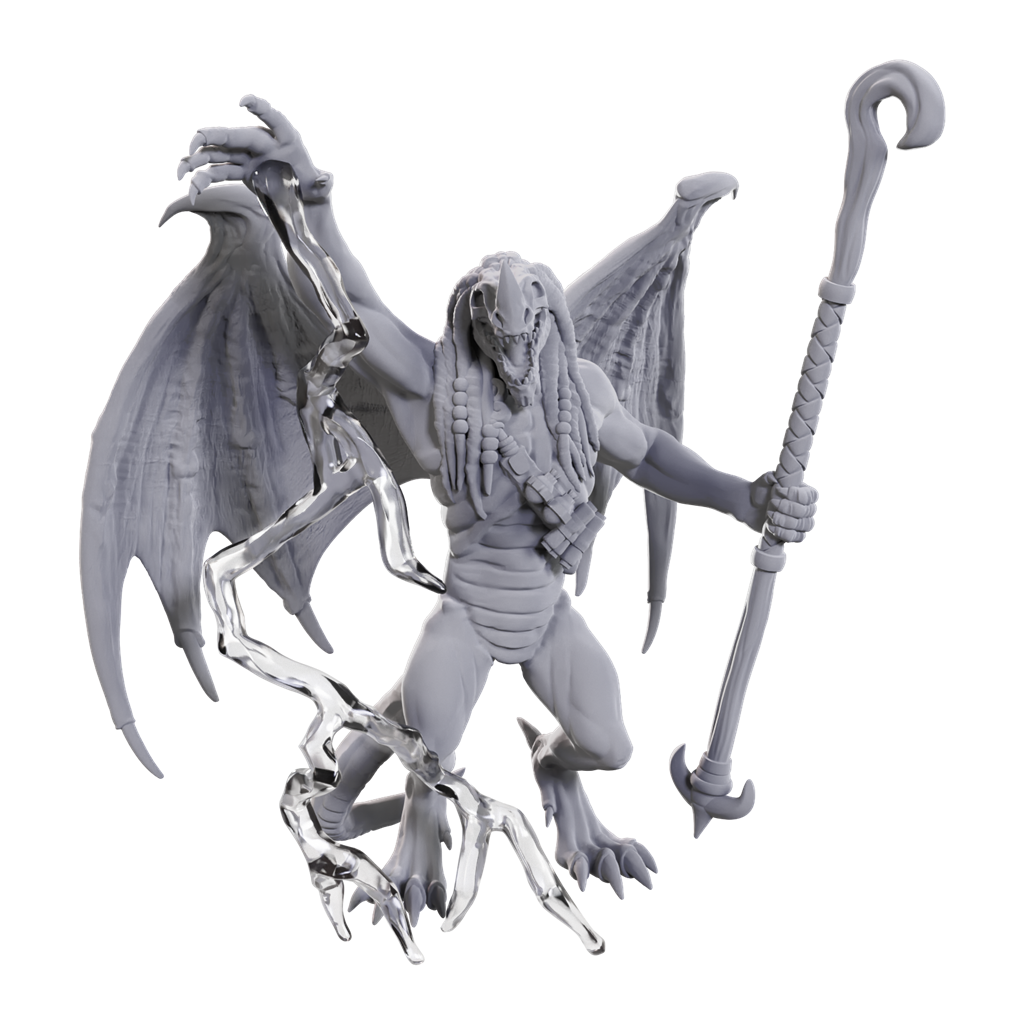 WizKids D&D Nolzur's Marvelous Miniatures: Blue Abishai