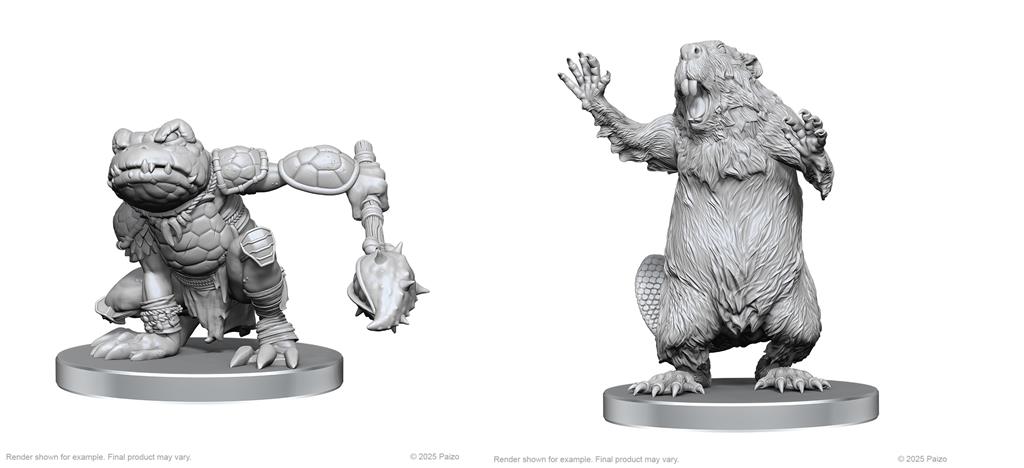 WizKids Pathfinder Battles Deep Cuts: Boggard Scout & Castoroides