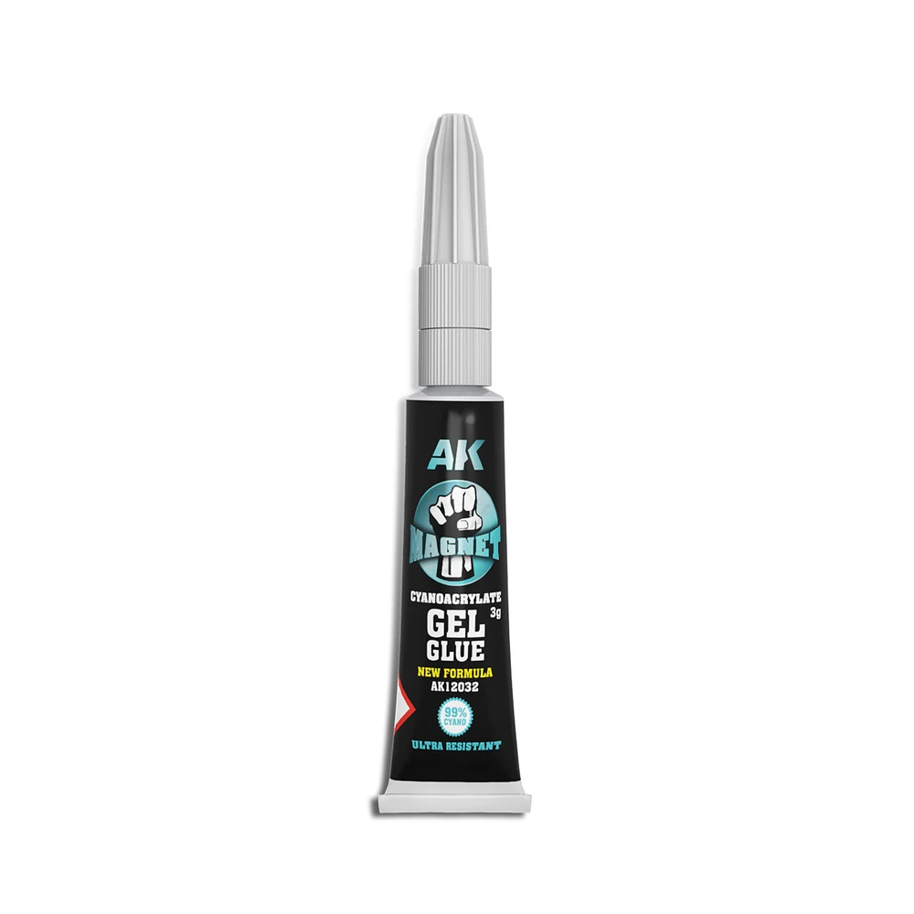 AK Interactive AK12032 Magnet Gel - kyanoakrylátové gelové lepidlo 3g (AK Interactive)