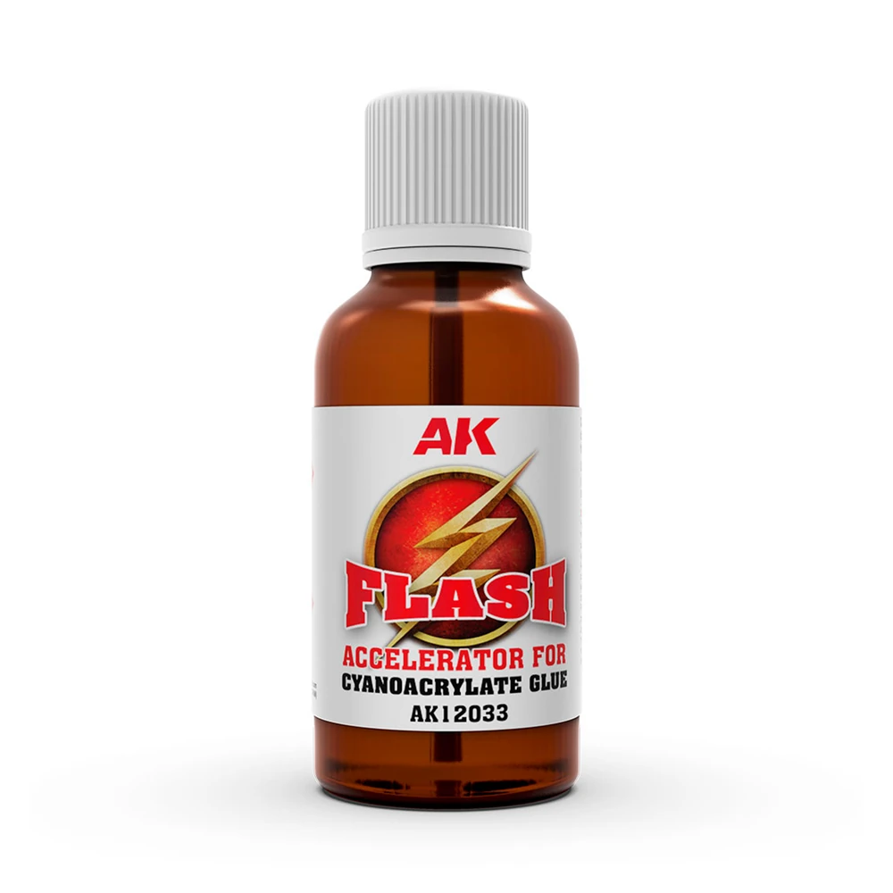 AK Interactive AK12033 Flash - tekutý aktivátor kyanoakrylátového lepidla 30ml (AK Interactive)