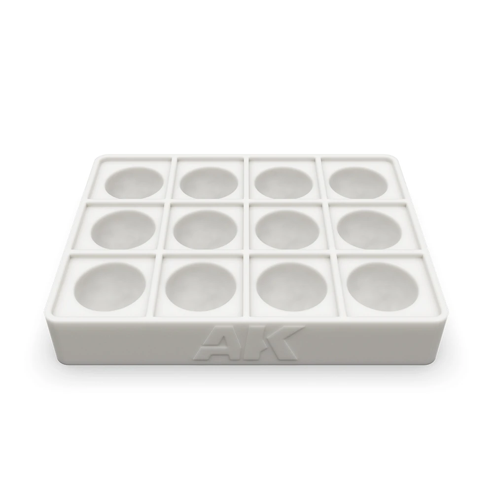 AK Interactive AK9567 Silicone Wells Palette - silikonová paleta s jamkami (AK Interactive)