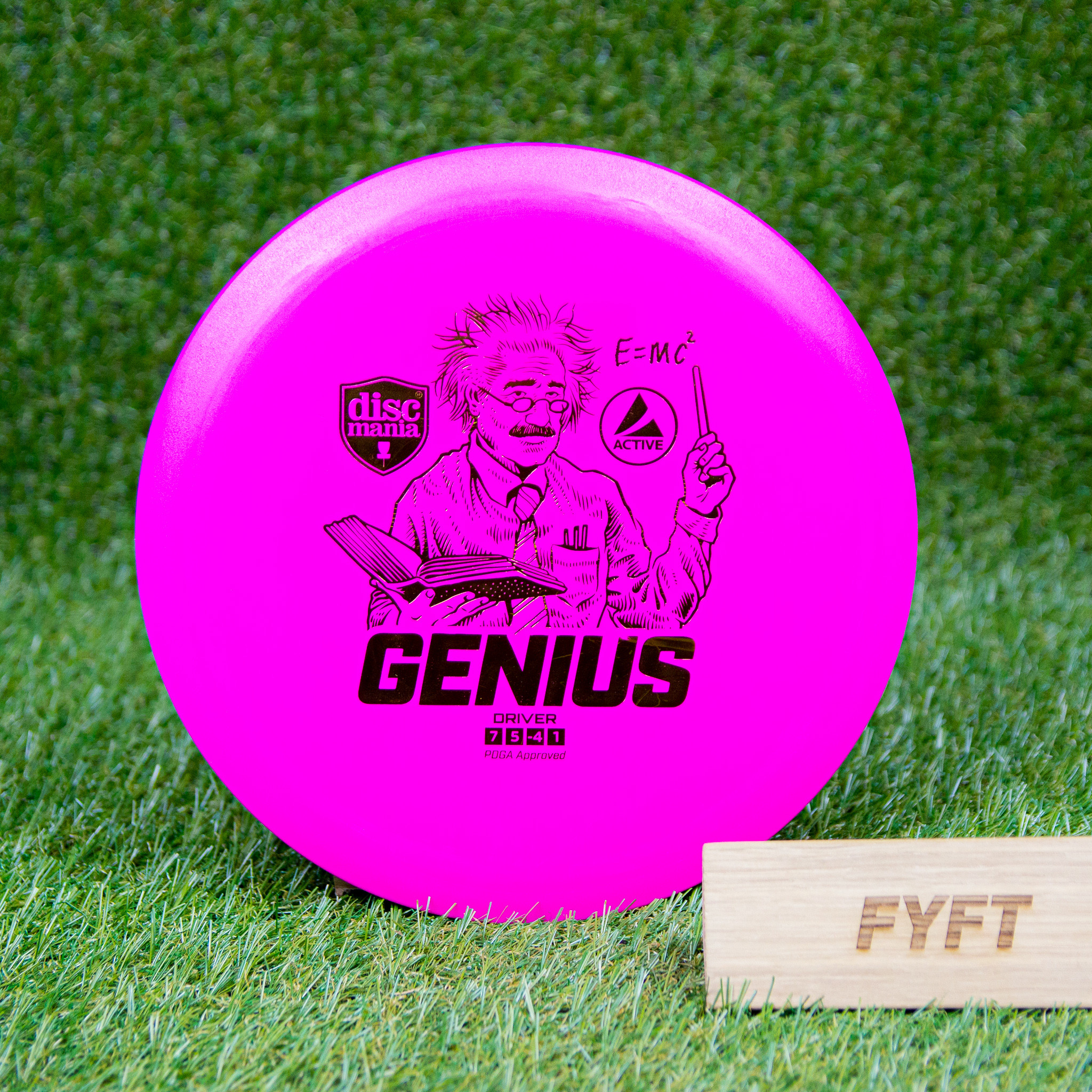 GENIUS - Active (Discmania) - jako první fairway discgolf driver Barva: Růžová