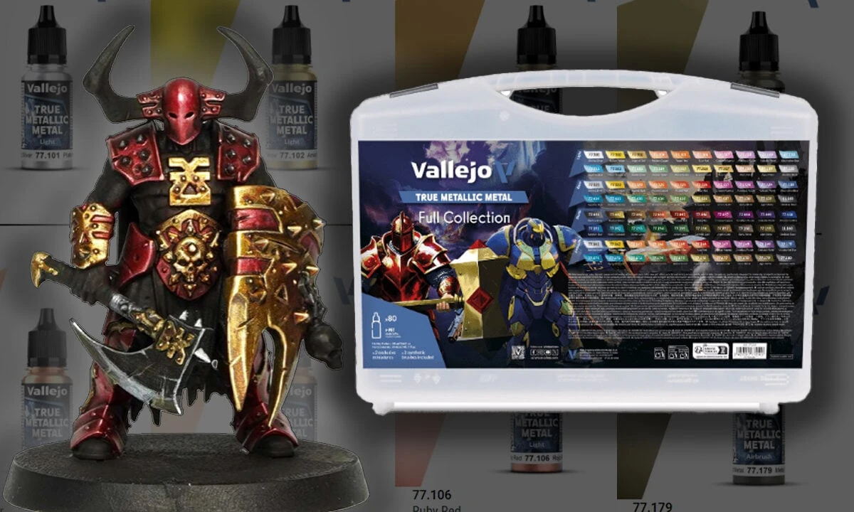 Vallejo True Metallic Metal - sada barev Core Set 60 ks (Vallejo)