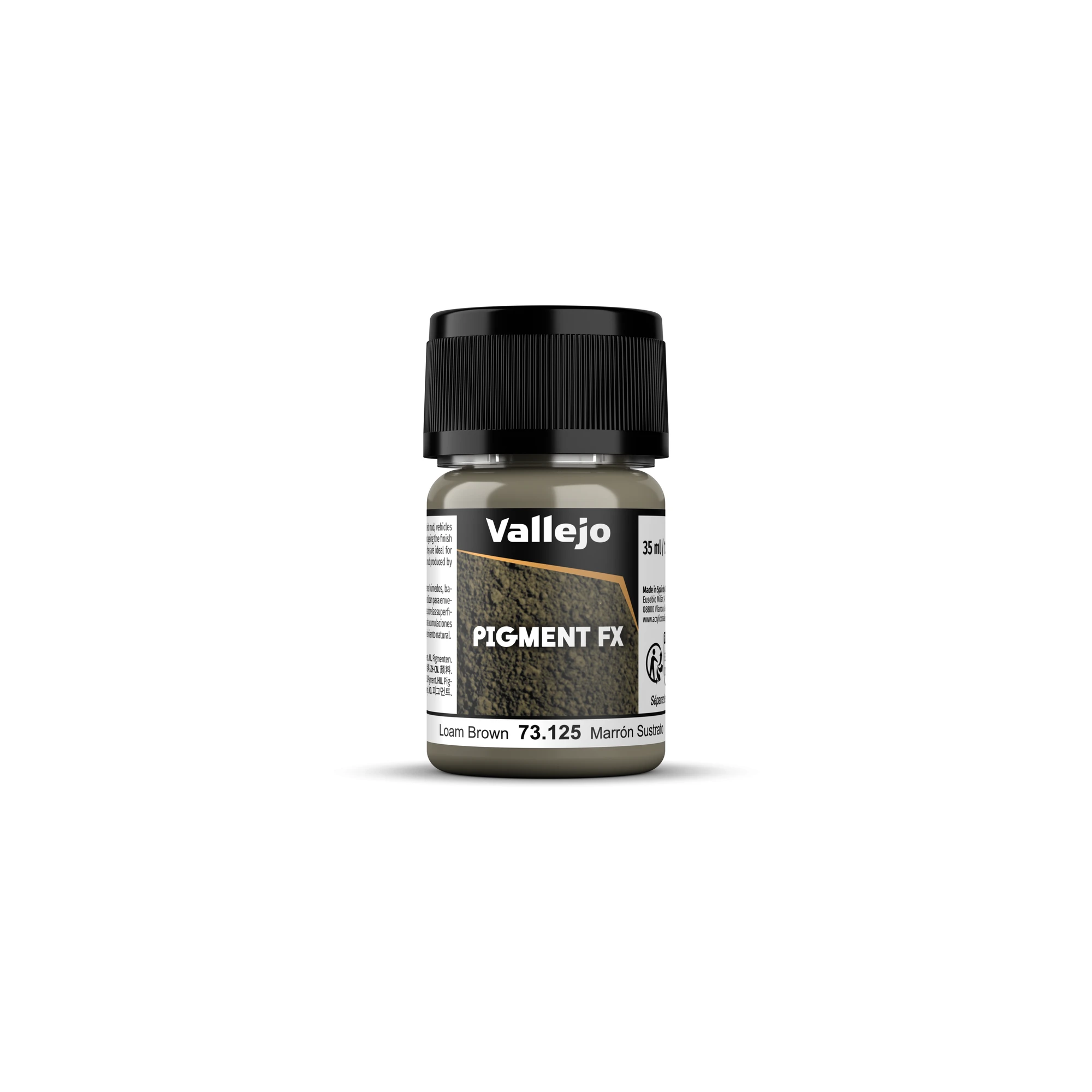 Vallejo Pigments 73125 Loam Brown 35ml
