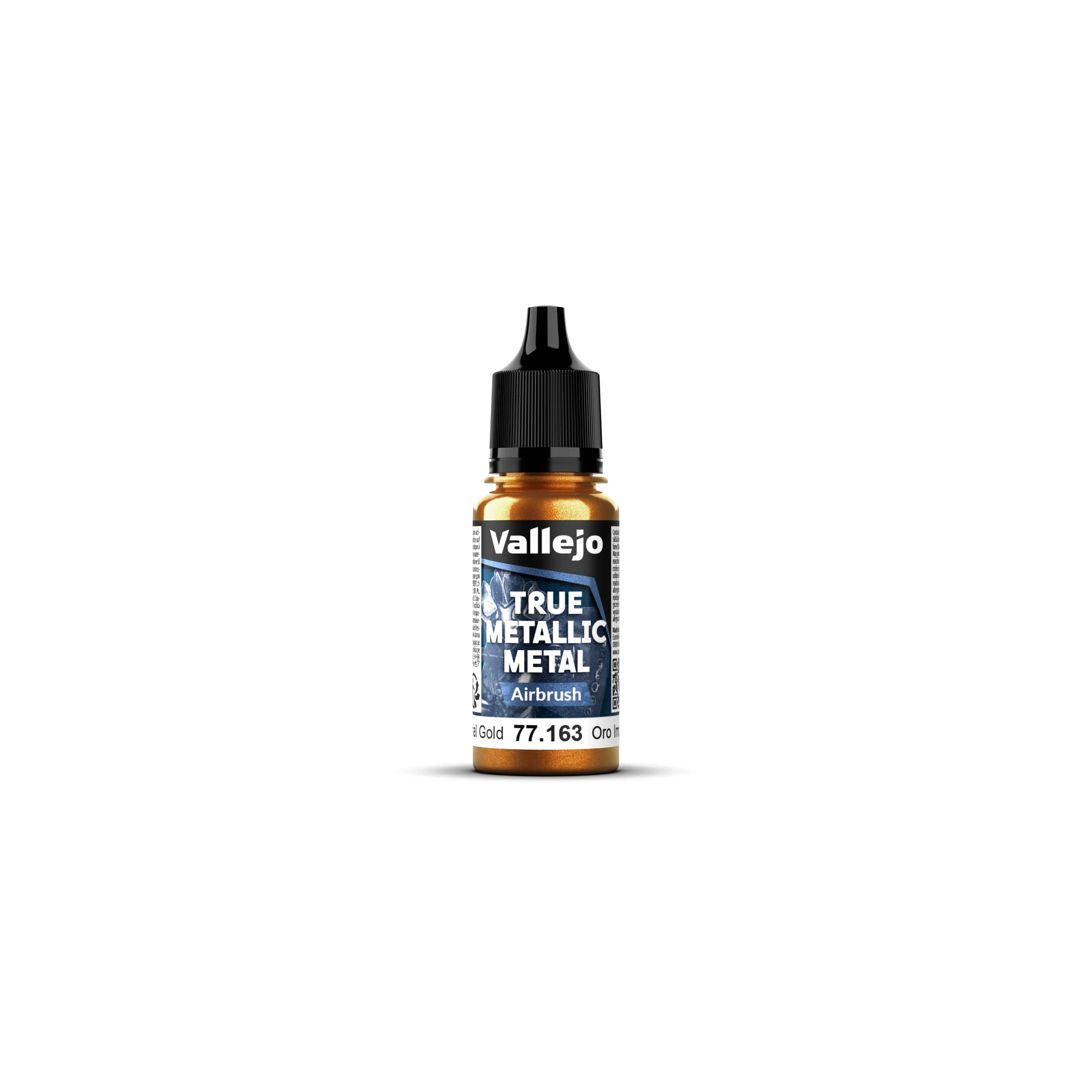 Vallejo Imperial Gold Airbrush 18ml - 77163 (Vallejo True Metallic Metal)