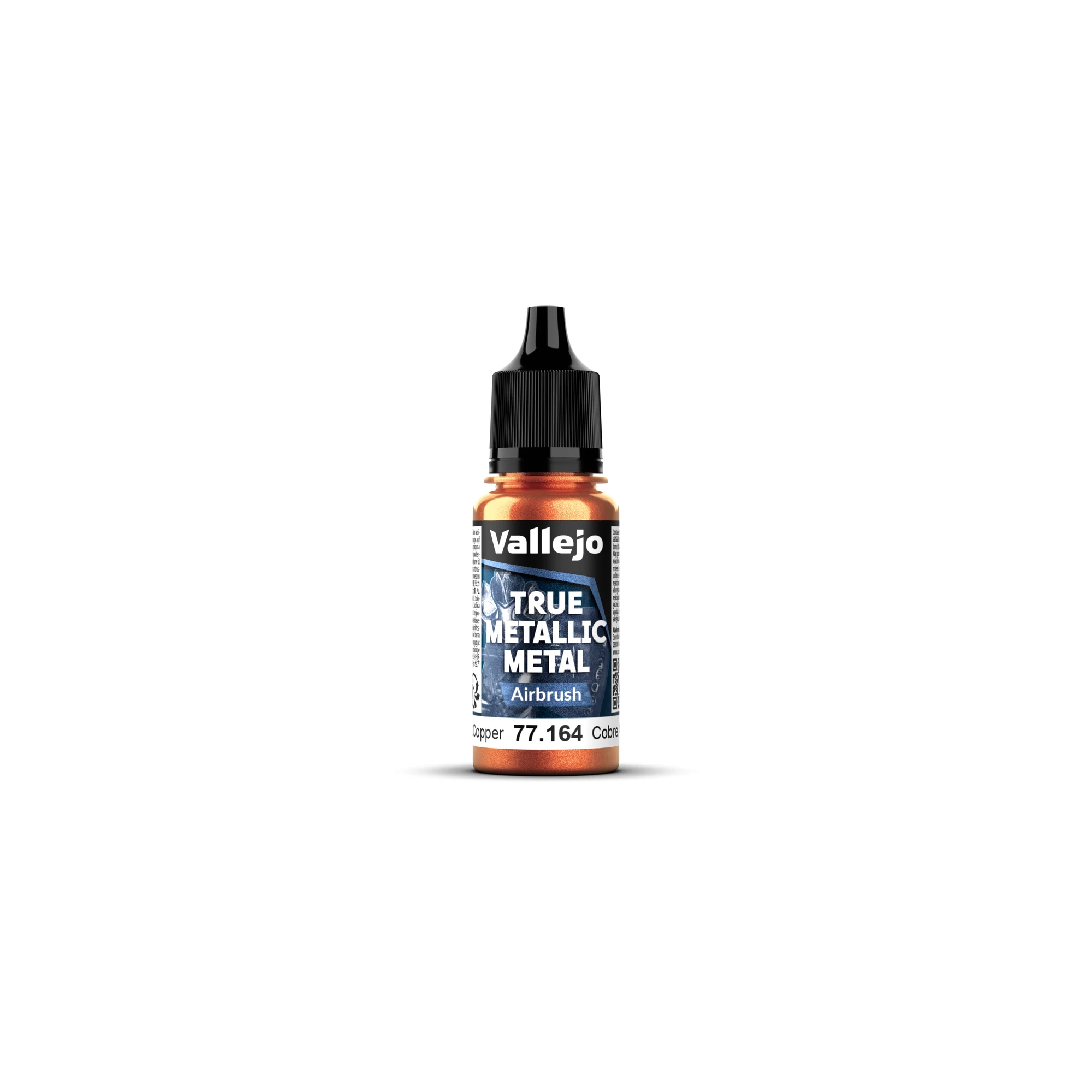 Vallejo Ancient Copper Airbrush 18ml - 77164 (Vallejo True Metallic Metal)