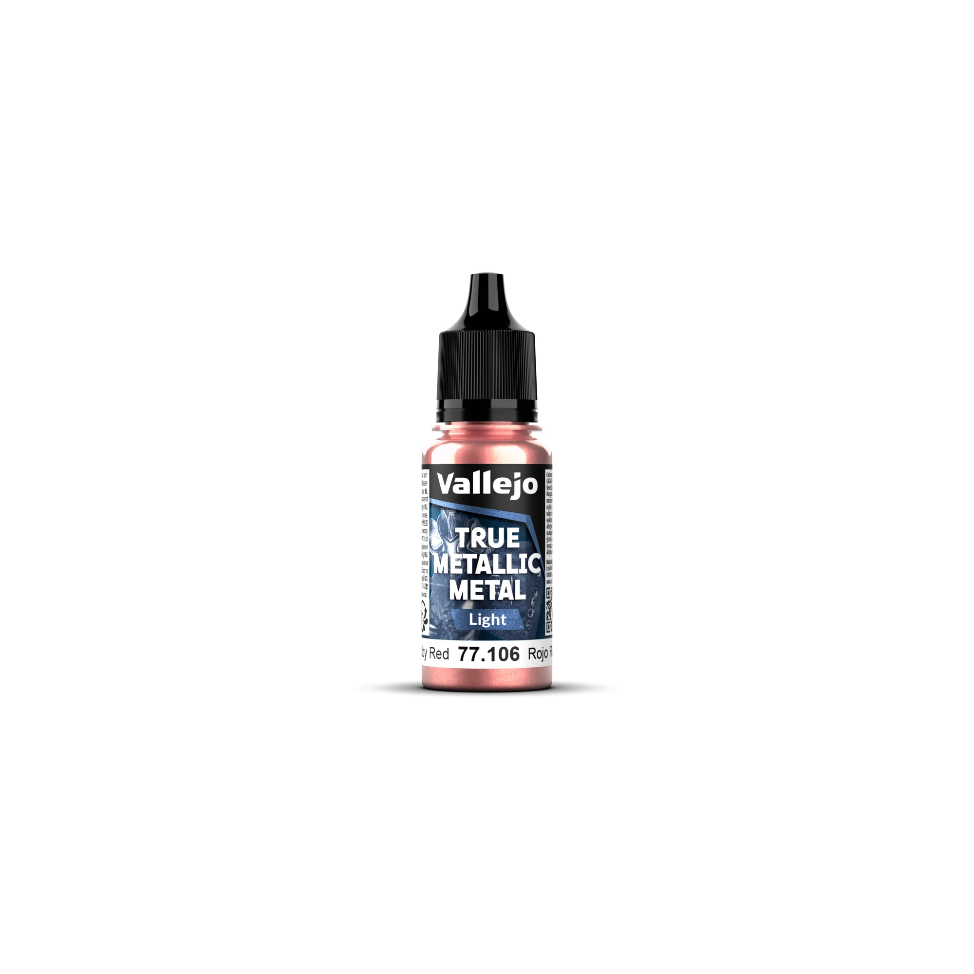 Vallejo Ruby Red Light 18ml - 77106 (Vallejo True Metallic Metal)