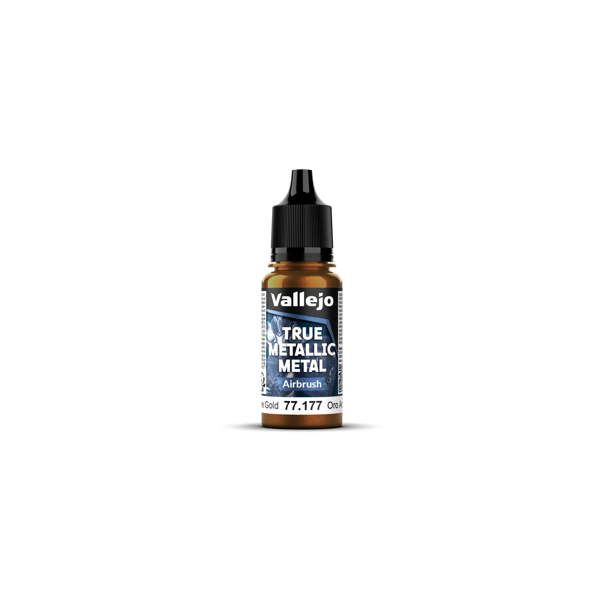 Vallejo Arcane Gold Airbrush 18ml - 77177 (Vallejo True Metallic Metal)
