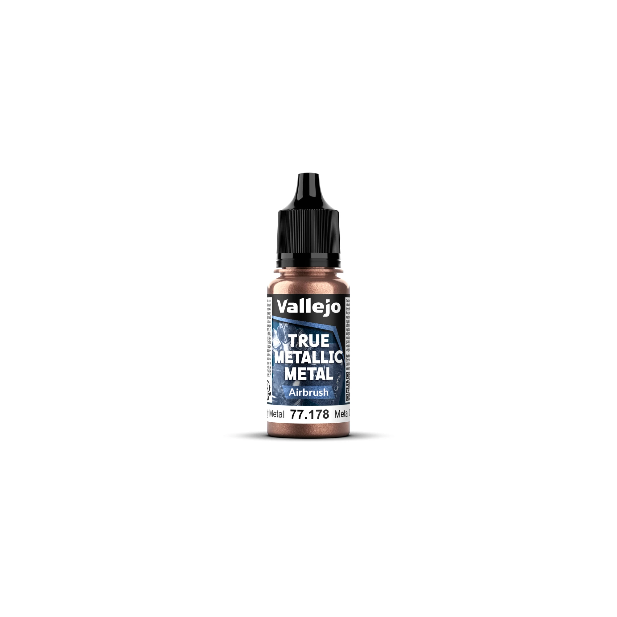 Vallejo Rusty Metal Airbrush 18ml - 77178 (Vallejo True Metallic Metal)