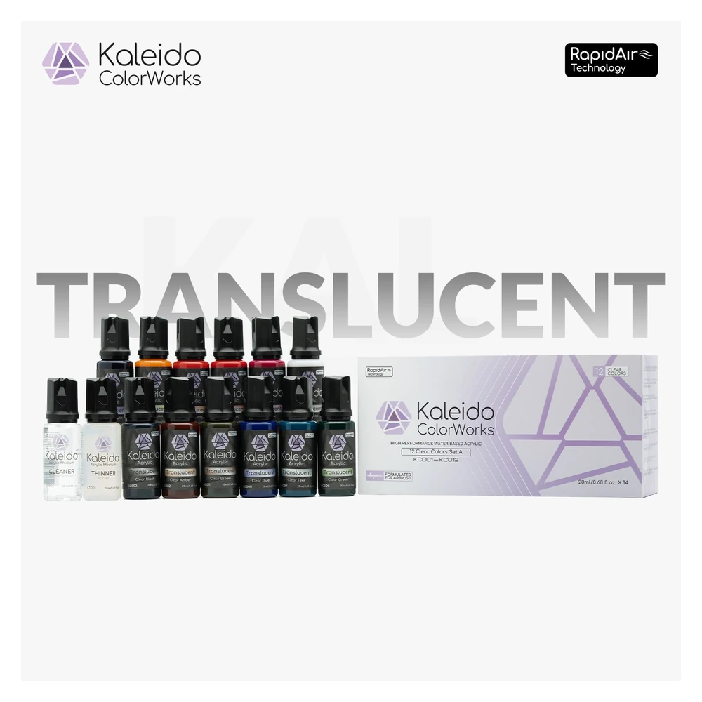 Gaahleri Kaleido ColorWorks 12 Translucent Colors Set - sada 12 barev (Gaahleri)