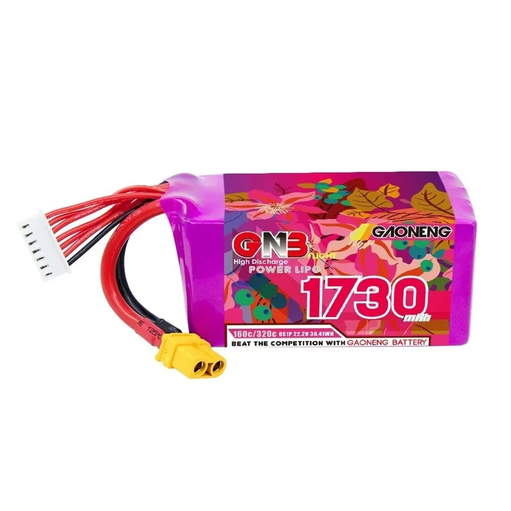 GNB LiPo Battery 1730mAh 6S 160C XT60 (GAONENG)